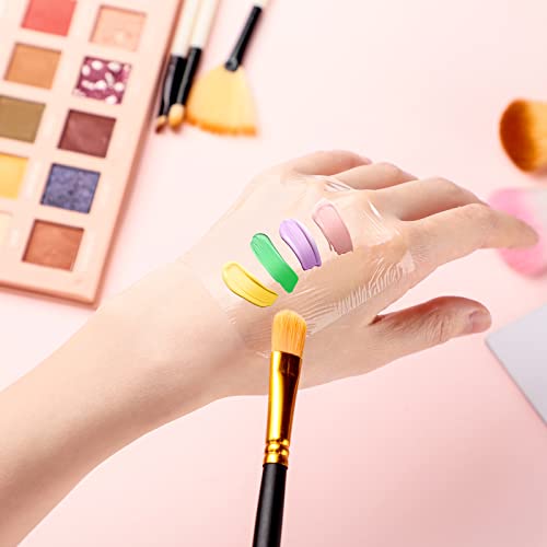 200 Pieces Makeup Hand Palette Single Use Makeup Mixing Palette Disposable Foundation Mixing Tray Adhesive Artist Cosmetic Makeup Palette Waterproof Makeup Tape for Women Girl Supplies, 2.4 x 2.4 Inch - Morena Vogue