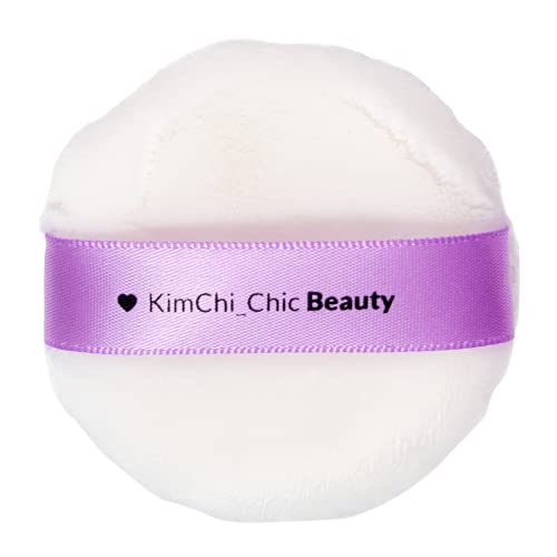 KimChi Chic Beauty Puff Puff Pass Set & Bake Setting Powder, Soft Finishing Powder - Translucent