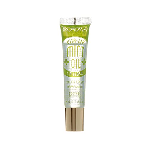 [ 5 PACK ] Broadway Vita-Lip Gloss. Mint Oil & Coconut Oil & Rosehip Oil & Mango Butter & Argan Oil