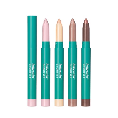 4 Colors Eyeshadow Stick, Eye Brightener Stick, Waterproof Glitter Highlighter Eye Liner, Shimmer Creamy Long Lasting Eye Shadow Makeup - Morena Vogue