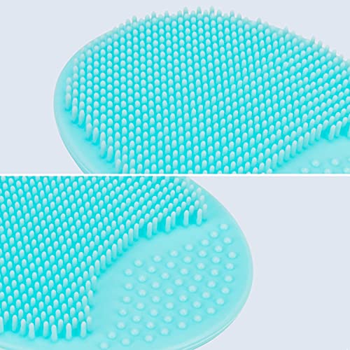 4 Pack Face Scrubber,JEXCULL Soft Silicone Facial Cleansing Brush Face Exfoliator Blackhead Acne Pore Pad Cradle Cap Face Wash Brush for Deep Cleaning Skin Care - Morena Vogue