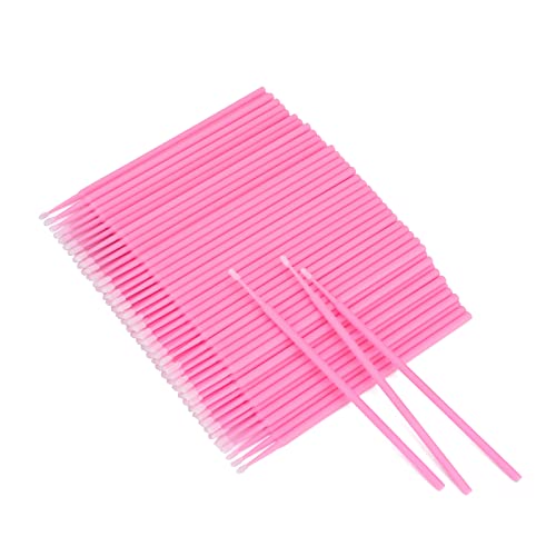 500PCS Disposable Micro Applicators Brush for Makeup and Personal Care Cosmetic Micro Brush, Microswabs for Eyelash Extensions, Nails, Eyeliner(Head Diameter: 2.0mm)- 5 X 100 PCS - Morena Vogue