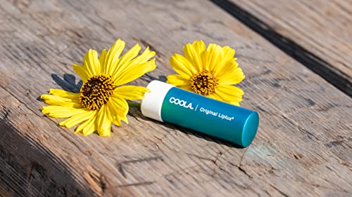 COOLA Organic Liplux Lip Balm and Sunscreen with SPF 30, Dermatologist Tested Lip Care for Daily Protection, Vegan and Gluten Free, 0.15 Oz