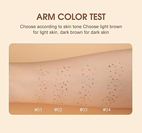 AKARY Freckle Pen Professional Lifelike Face Concealer Point Out Natural Waterproof Longlasting Soft Artificial Fine Makeup Freckle Pen Life Face Decoration (#01 Light Brown) - Morena Vogue