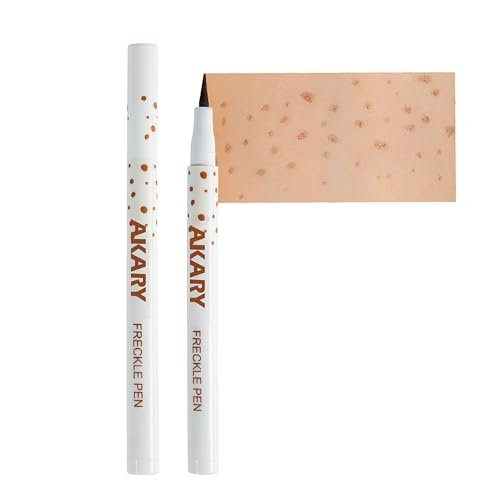 AKARY Freckle Pen Professional Lifelike Face Concealer Point Out Natural Waterproof Longlasting Soft Artificial Fine Makeup Freckle Pen Life Face Decoration (#01 Light Brown) - Morena Vogue