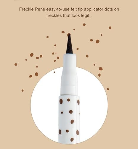 AKARY Freckle Pen Professional Lifelike Face Concealer Point Out Natural Waterproof Longlasting Soft Artificial Fine Makeup Freckle Pen Life Face Decoration (#01 Light Brown) - Morena Vogue