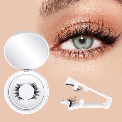 ALICE Magnetic Eyelashes with Applicator, Reusable Natural Manga Magnetic Lashes Kit, No Glue Needed Eyelashes with Magnets, Easy to Wear and Remove for All-Day Comfort - Morena Vogue