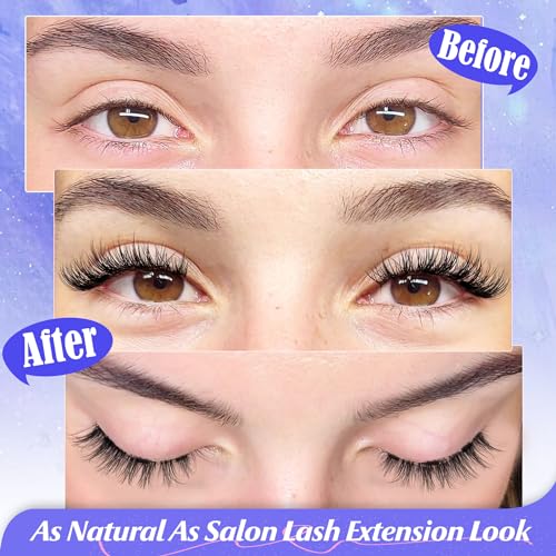 ALICE Magnetic Eyelashes with Applicator, Reusable Natural Manga Magnetic Lashes Kit, No Glue Needed Eyelashes with Magnets, Easy to Wear and Remove for All-Day Comfort - Morena Vogue