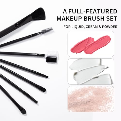 All in One Makeup Set Full Kit for Girls Teens Women, Makeup Gift Set, Includes Eyeshadow, Foundation, counter stick, Powder, Eyebrow Pencil, Eyeliner, Brushes, Lip Gloss, Sponge, Cosmetic Bag - Morena Vogue