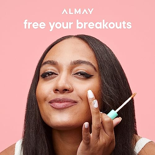 Almay Clear Complexion Acne & Blemish Spot Treatment Concealer Makeup with Salicylic Acid- Lightweight, Full Coverage, Hypoallergenic, Fragrance-Free, for Sensitive Skin, 100 Light, 0.3 fl oz. - Morena Vogue