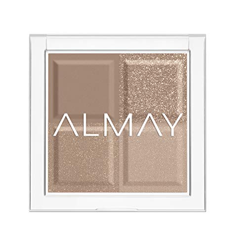 Almay Eyeshadow Palette, Longlasting Eye Makeup, Single Shade Eye Color in Matte, Metallic, Satin and Glitter Finish, Hypoallergenic, 130 The World Is My Oyster, 0.1 Oz - Morena Vogue