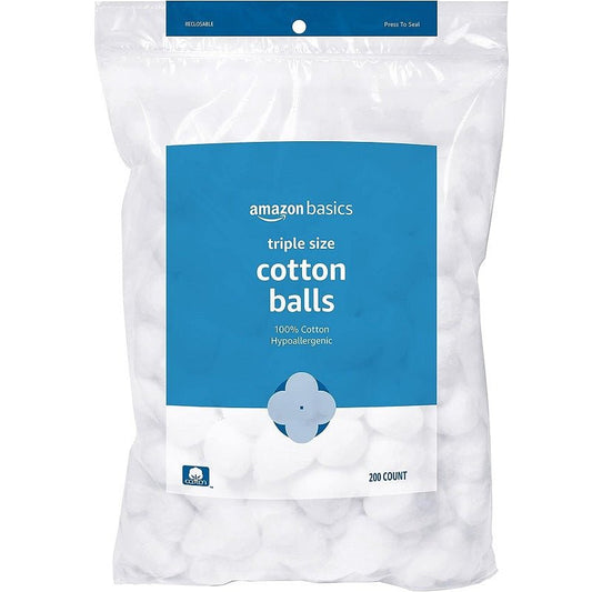 Amazon Basics Cotton Balls, 200 Count (Previously Solimo) - Morena Vogue