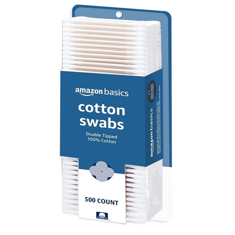 Amazon Basics Cotton Swabs, 500 Count - Morena Vogue