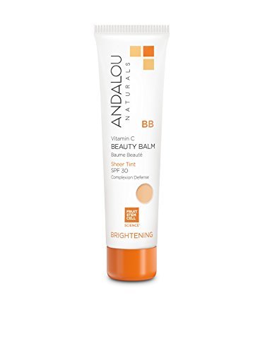 Andalou Naturals Vitamin C BB Beauty Balm Sheer Tint SPF 30, 2-in-1 BB Cream & Face Sunscreen with Broad Spectrum Protection, Mineral Sunscreen with Non-Nano Zinc Oxide, 2 Fl Oz - Morena Vogue