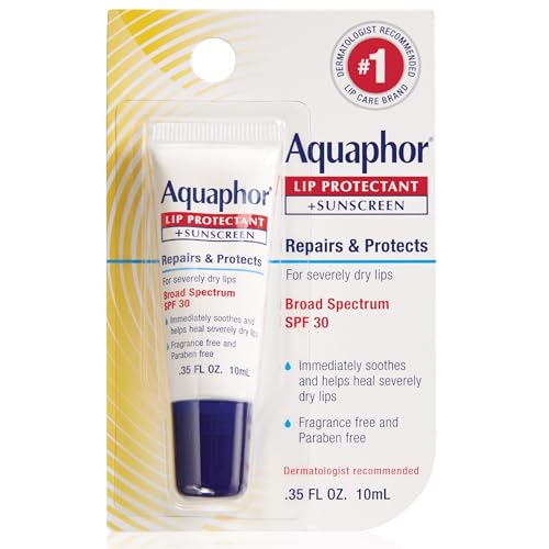 Aquaphor Lip Repair Lip Balm with Sunscreen, Lip Protectant, Lip Balm SPF 30, 0.35 Oz Tube - Morena Vogue