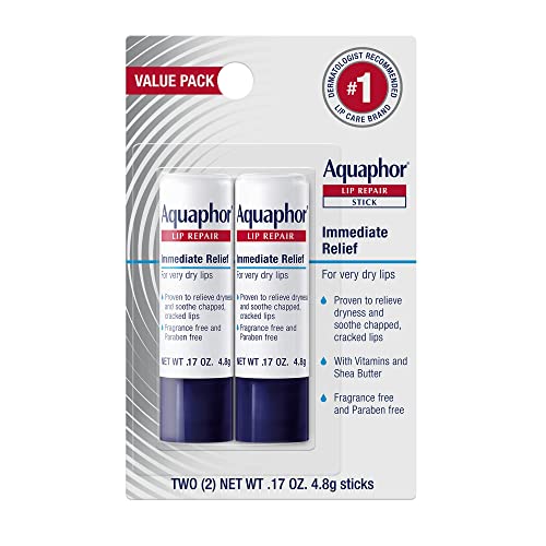 Aquaphor Lip Repair Stick, Lip Protectant, Moisturizing Lip Balm Multipack, 2 Count (Pack of 1) - Morena Vogue