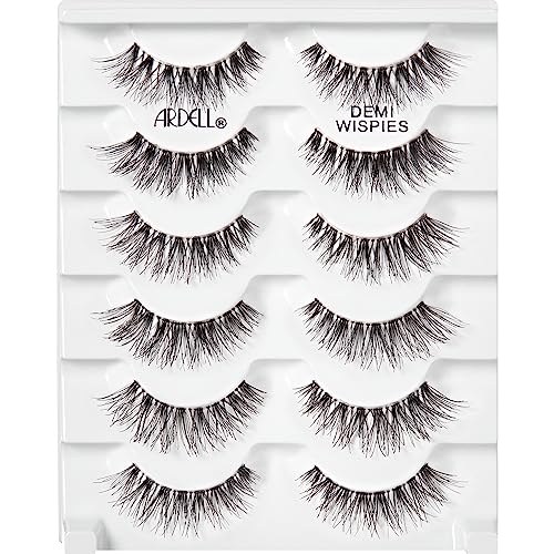 Ardell False Eyelashes Demi Wispies Black, 1 pack (6 pairs per pack) - Morena Vogue