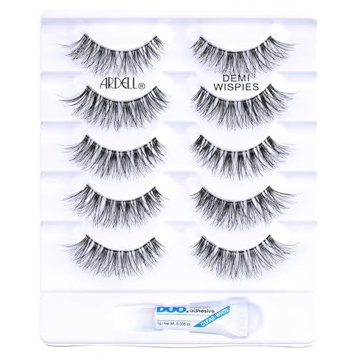 Ardell False Eyelashes Demi Wispies Black, 1 pack (6 pairs per pack) - Morena Vogue