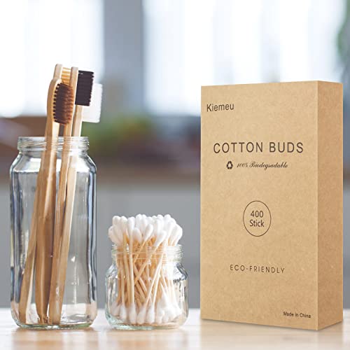 Bamboo Qtips Cotton Swabs With Wooden Sticks Q Tips For Ears Swabs 400 Count Bamboo Cotton Buds - Morena Vogue