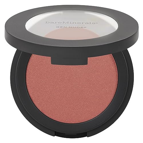 bareMinerals Gen Nude Powder Blush, Mineral-Based Pressed Powder Blush, All Day Wear, Buildable Coverage, Matte Soft Focus Finish, Talc-Free, Vegan - Morena Vogue