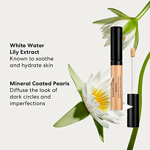 bareMinerals Original Liquid Mineral Concealer, Brightening Dark Circle Eye Concealer, Reduces Look of Fine Lines, Buildable Coverage, Vegan - Morena Vogue