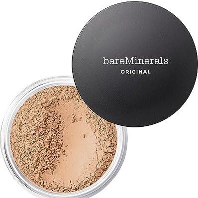 bareMinerals Original Loose Powder Foundation SPF 15, Lightweight Mineral Loose Powder Foundation Makeup, Buildable Coverage, Talc Free, Vegan - Morena Vogue