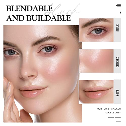 bayfree Mulit Glow Balm, Cream Blush for Cheeks, Face Makeup, Radiant Finish, Hydrating, Creamy, Lightweight & Blendable Color, Vegan & Cruelty-Free , 0.63 Oz (Dewy) - Morena Vogue