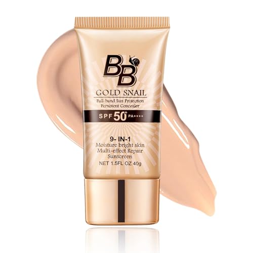 BB Cream, SPF Tinted Moisturizer Face, BB Cream Tinted Moisturize For Face, Full-Coverage Foundation Primer BB Cream, Medium, 1.5 Fl.Oz - Morena Vogue