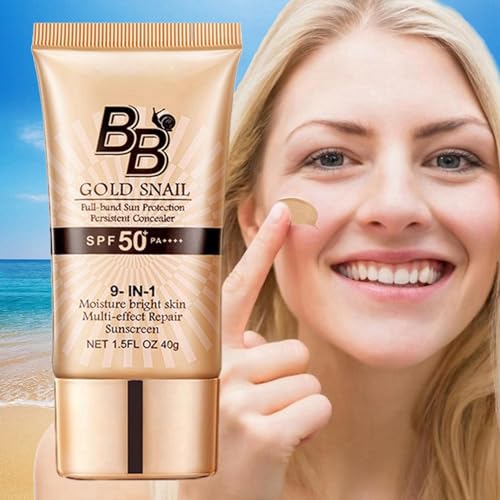 BB Cream, SPF Tinted Moisturizer Face, BB Cream Tinted Moisturize For Face, Full-Coverage Foundation Primer BB Cream, Medium, 1.5 Fl.Oz - Morena Vogue