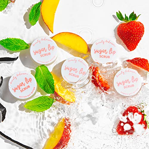 Beauty Bakerie Sugar Lip Scrub, Lip Scrubs for Exfoliation and Hydration, Lip Plumper for Soft and Subtle Lips, Strawberry - Morena Vogue