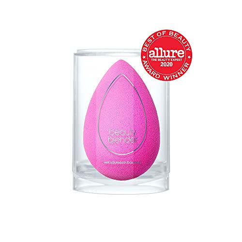 BEAUTYBLENDER Original Pink and Nude Beauty Blender, Makeup Sponges for Blending Liquid Foundations, Powders & Creams. Flawless, Professional Streak Free Application, Vegan, Cruelty Free - Morena Vogue