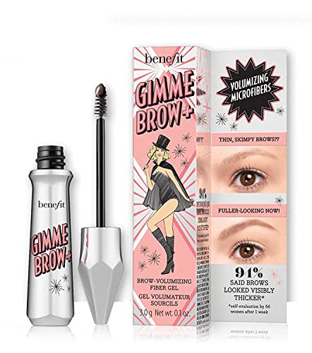 Benefit Gimme Brow Volumizing Fiber Gel # 3 Medium Neutral 0.1 Ounce - Morena Vogue