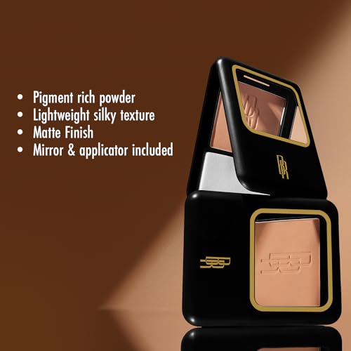 Black Radiance Natural Matte Foundation Powder, Minimizes Shine, Golden Almond - Morena Vogue