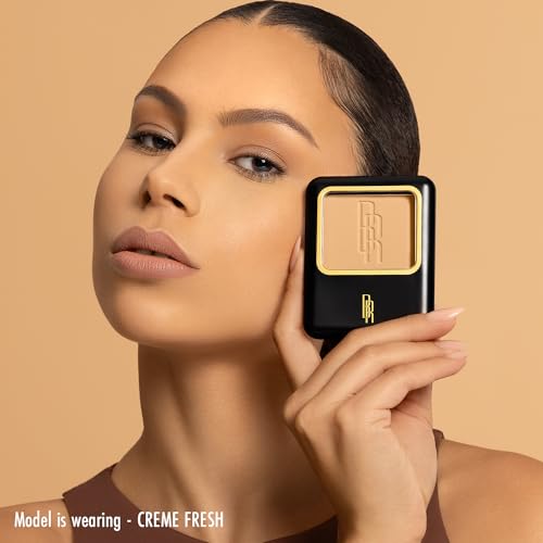 Black Radiance Natural Matte Foundation Powder, Minimizes Shine, Golden Almond - Morena Vogue