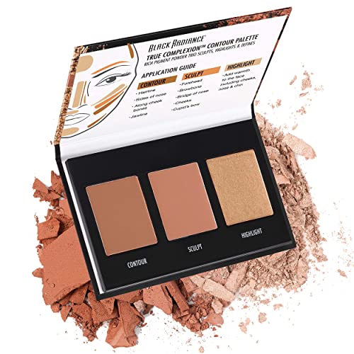 Black Radiance True Complexion Contour Palette, Light to Medium, 0.38 Ounce - Morena Vogue