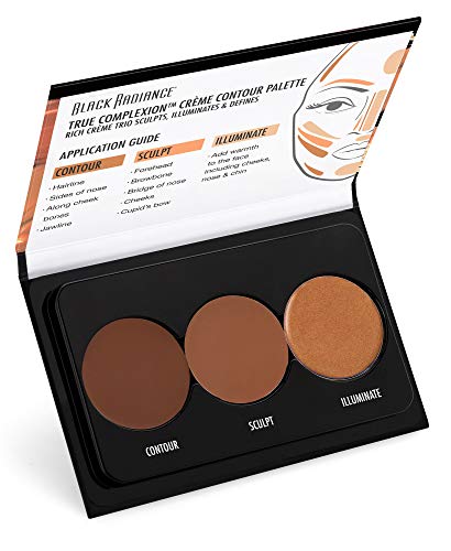 Black Radiance True Complexion Creme Contour Palette, Medium to Dark, 7.5 Gram - Morena Vogue