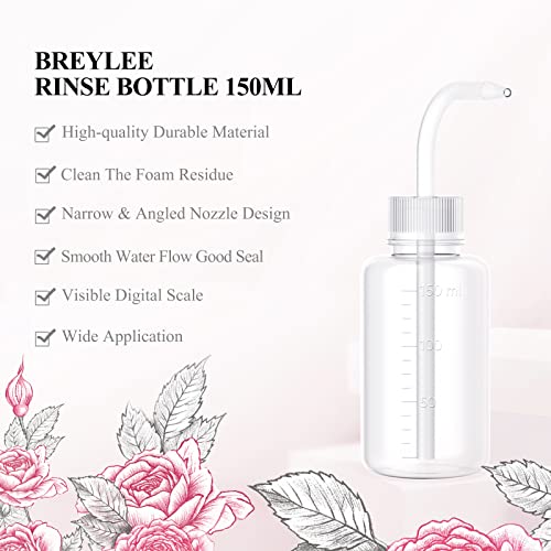 BREYLEE 100 ml Lash Shampoo for Lash Extensions, Lash Fan Dryer+Rinse Bottle+Brushes+Cotton Puff, Eyelash Extension Cleanser, Lash Bath Wash Soap Foam Cleaner for Salon and Home Use - Morena Vogue