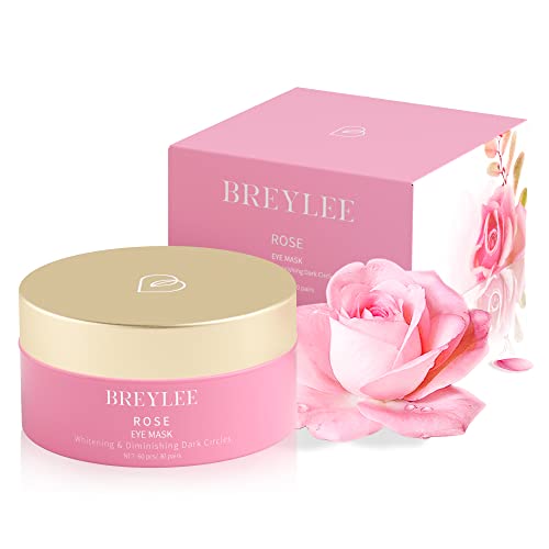 BREYLEE Rose Eye Mask– 60 Pcs, Under Eye Patches,Eye Patches For Puffy Eyes,Hydrates, Improves And Firms The Eye Area, Suitable For Both Women And Men. - Morena Vogue