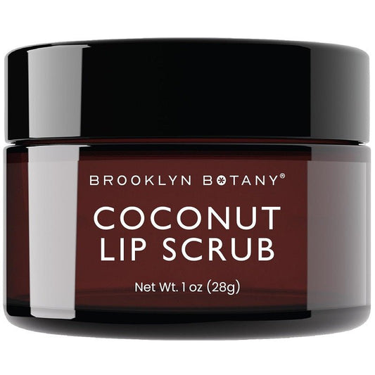 Brooklyn Botany Lip Scrub Exfoliator 1 oz – Lip Moisturizer for Dry Lips and Chapped Lips – Gentle Lip Exfoliator for Smooth and Brighter Lips – Coconut Flavor - Morena Vogue