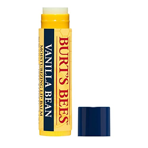 Burt's Bees 100% Natural Moisturizing Lip Balm, Vanilla Bean - 4 Tubes - Morena Vogue