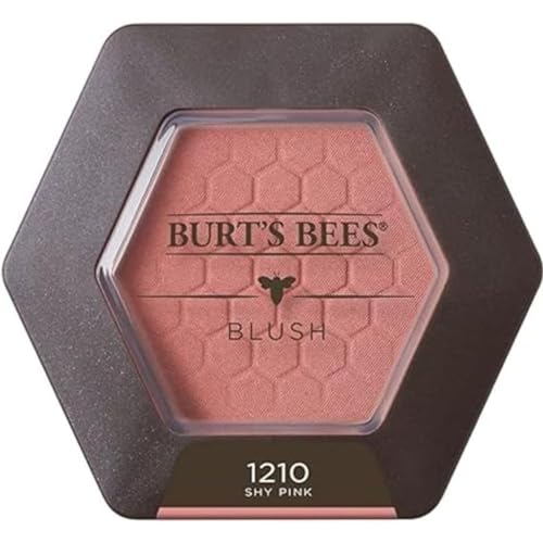 Burt's Bees 100% Natural Origin Blush with Vitamin E, Shy Pink - 0.19 Ounce - Morena Vogue