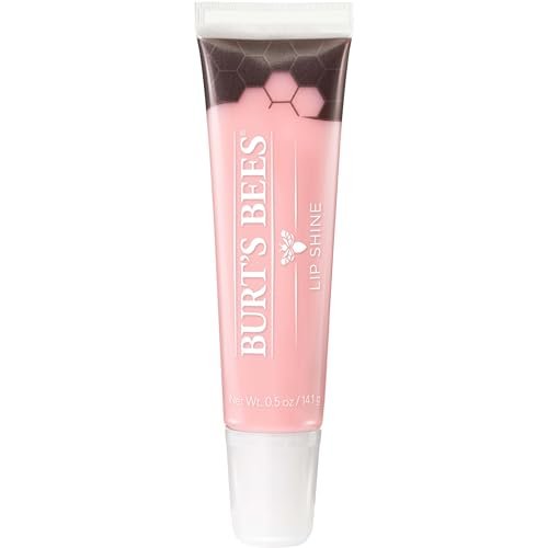 Burt's Bees Lip Gloss, Lip Shine for Women, 100% Natural Makeup, Whisper - Morena Vogue