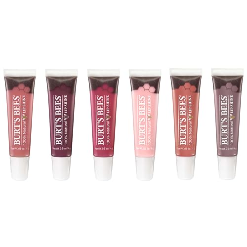 Burt's Bees Lip Gloss, Lip Shine for Women, 100% Natural Makeup, Whisper - Morena Vogue