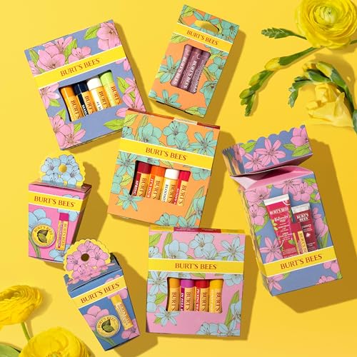 Burt's Bees Mothers Day Gifts for Mom - Spring Surprise Set, Dragonfruit Lemon Lip Balm and Lemon Butter Cuticle Cream, Natural Origin Lip Moisturizer With Responsibly Sourced Beeswax, 2 Count - Morena Vogue