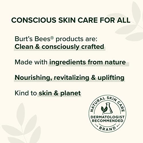 Burt's Bees Nourishing Cleansing Oil With Coconut and Argan Oils, Cleansing Face Oil for Normal to Dry Skin, 100 Percent Natural Origin Skin Care, 6 fl. oz. Bottle - Morena Vogue