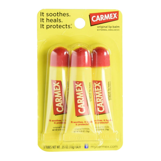 Carmex Classic Lip Balm, 0.35 Ounce (Pack of 3) - Morena Vogue