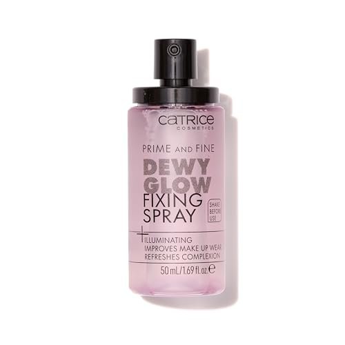 Catrice | Prime & Fine Illuminating Dewy Glow Spray | Transparent and Fast Drying Fixing Spray| Paraben Free & Vegan | Cruelty Free (Pack of 1) - Morena Vogue