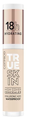 Catrice | True Skin High Cover Concealer (002 | Neutral Ivory) | Waterproof & Lightweight for Soft Matte Look | With Hyaluronic Acid & Lasts Up to 18 Hours | Vegan, Cruelty Free - Morena Vogue