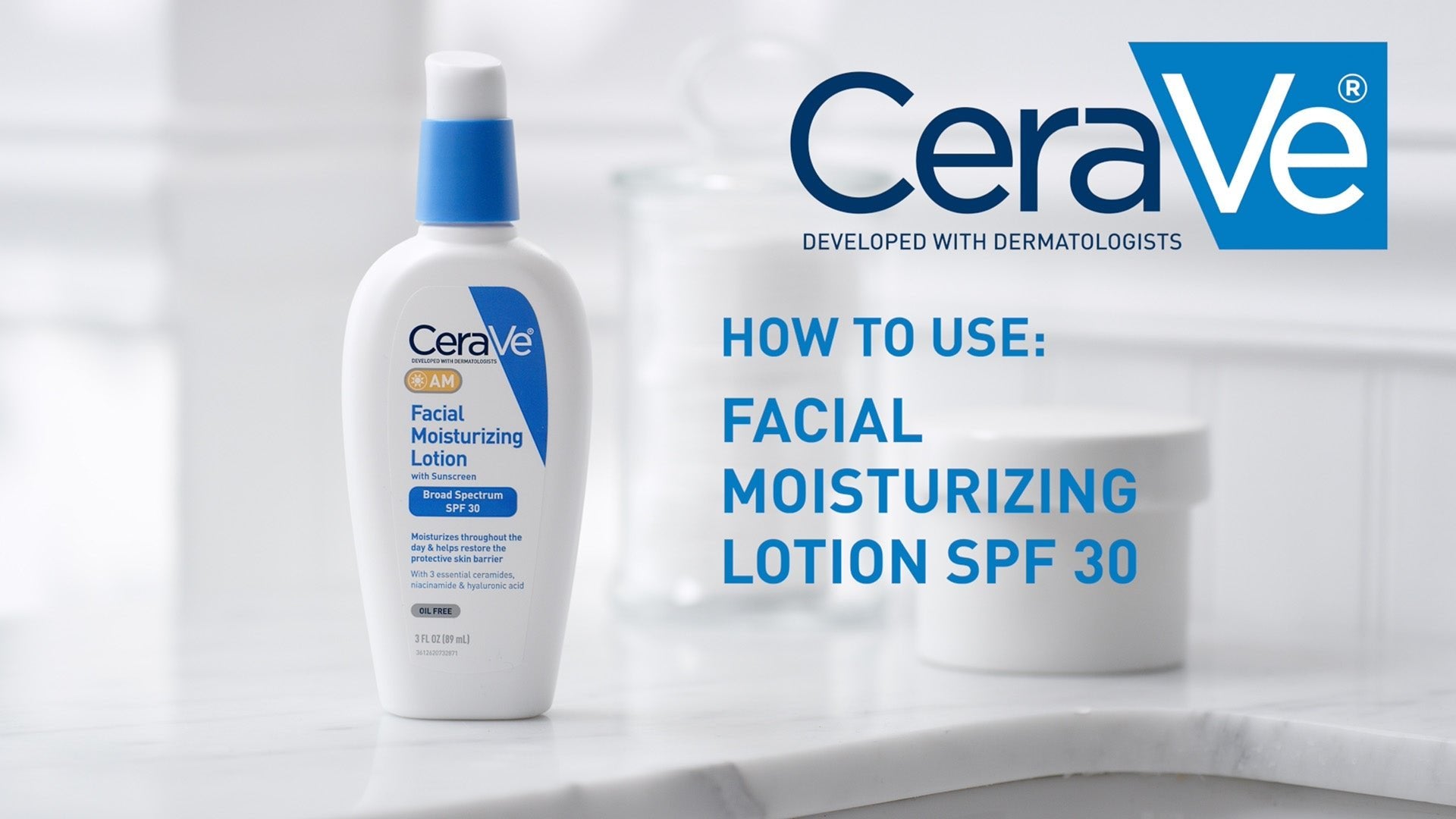 CeraVe AM Facial Moisturizing Lotion with SPF 30 | Oil-Free Face Moisturizer with SPF | Formulated with Hyaluronic Acid, Niacinamide & Ceramides | Non-Comedogenic | Broad Spectrum Sunscreen | 3 Ounce - Morena Vogue