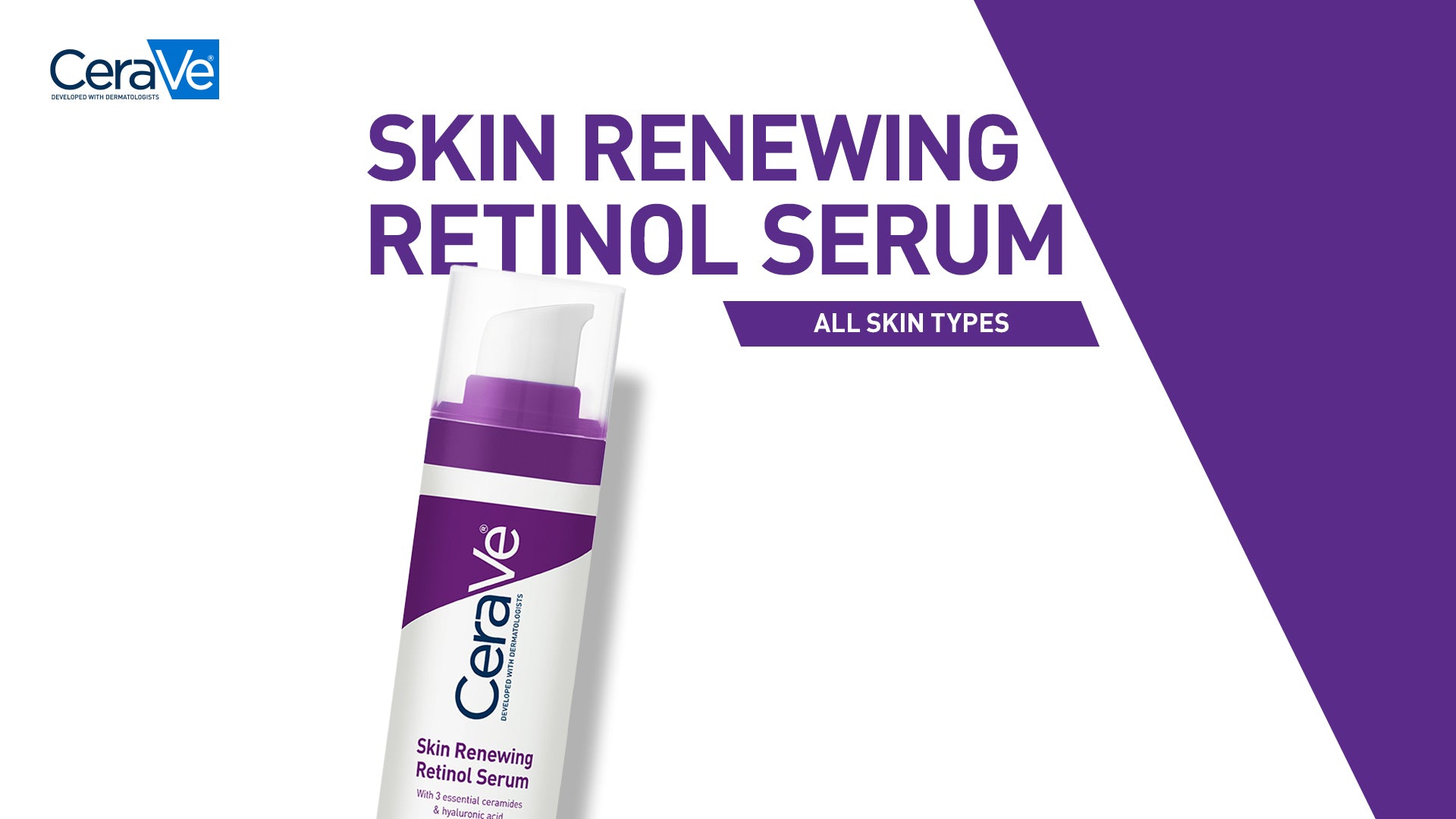 CeraVe Anti Aging Retinol Serum | Cream Serum for Smoothing Fine Lines and Skin Brightening | With Retinol, Hyaluronic Acid, Niacinamide, and Ceramides | 1 Ounce - Morena Vogue